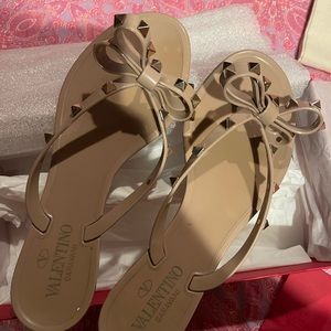 Authentic Valentino Bow Flip Flop/Sandal